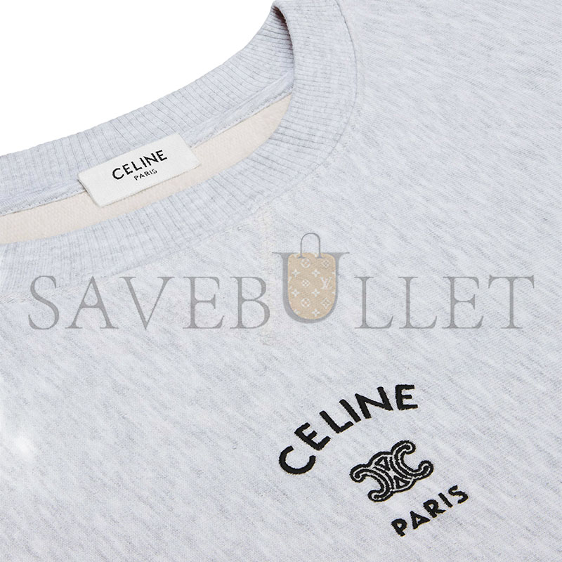 Ce1i*e SWEATSHIRT IN COTTON FLEECE RY0U01233.10PB